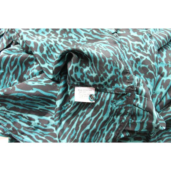 NEW Johnny Was Friday Silk Dress by Calme, Leopard Print, Sz S - Picture 7 of 8